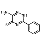CAS 登录号：89730-60-9， 6-氨基-3-苯基-1,2,4-三嗪-5(2H)-硫酮