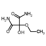 CAS 登录号：89799-70-2， 2-乙氧基-2-羟基丙二酰胺