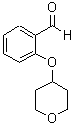 结构式 CAS# 898289-31-1, 2-[(四氢-2H-吡喃-4-基)氧基]-苯甲醛