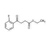 结构式 CAS# 898753-32-7, 乙基4-(2-氟苯基)-4-氧代丁酸酯