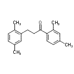 structure of CAS# 898753-51-0, 1-(2,4-Dimethylphenyl)-3-(2,5-dimethylphenyl)-1-propanone;2',4'-dimethyl-3-(2,5-dimethylphenyl)propiophenone