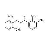 结构式 CAS# 898754-82-0, 1-(2,3-二甲基苯基)-3-(2,6-二甲基苯基)-1-丙酮