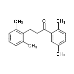 structure of CAS# 898754-86-4, 1-(2,5-Dimethylphenyl)-3-(2,6-dimethylphenyl)-1-propanone;2',5'-dimethyl-3-(2,6-dimethylphenyl)propiophenone