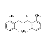 structure of CAS# 898754-88-6, 1,3-Bis(2,6-dimethylphenyl)-1-propanone;2',6'-dimethyl-3-(2,6-dimethylphenyl)propiophenone