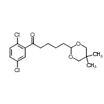 结构式 CAS# 898756-95-1, 1-(2,5-二氯苯基)-5-(5,5-二甲基-1,3-二恶烷-2-基)-1-戊酮