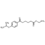结构式 CAS# 898757-73-8, 乙基6-(4-异丙氧基苯基)-6-氧代己酸酯