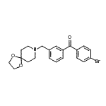 CAS#: 898761-71-2， (4-Bromophenyl)[3-(1,4-dioxa-8-azaspiro[4.5]dec-8-ylmethyl)phenyl]methanone