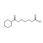结构式 CAS# 898766-74-0, 7-环己基-7-氧代庚酸