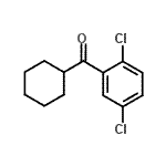 结构式 CAS# 898769-48-7, 环己基(2,5-二氯苯基)甲酮