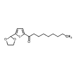 结构式 CAS# 898771-94-3, 1-[5-(1,3-二氧戊环-2-基)-2-噻吩基]-1-壬酮