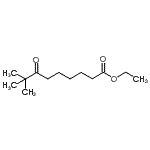 结构式 CAS# 898776-42-6, 乙基8,8-二甲基-7-氧代壬酸酯