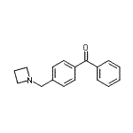 结构式 CAS# 898777-22-5, [4-(1-氮杂环丁基甲基)苯基](苯基)甲酮