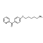 结构式 CAS# 898780-09-1, [4-(己氧基)苯基](2-吡啶基)甲酮