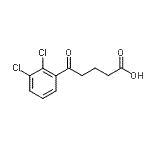 结构式 CAS# 898791-10-1, 5-(2,3-二氯苯基)-5-氧代戊酸