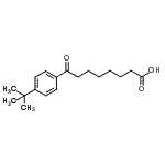 structure of CAS# 898791-47-4, 8-[4-(2-Methyl-2-propanyl)phenyl]-8-oxooctanoic acid;8-(4-t-Butylphenyl)-8-oxooctanoic acid