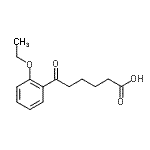 结构式 CAS# 898791-61-2, 6-(2-乙氧基苯基)-6-氧代己酸