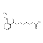 结构式 CAS# 898791-65-6, 8-(2-乙氧基苯基)-8-氧代辛酸