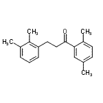 结构式 CAS# 898792-77-3, 3-(2,3-二甲基苯基)-1-(2,5-二甲基苯基)-1-丙酮