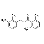structure of CAS# 898792-80-8, 3-(2,3-Dimethylphenyl)-1-(2,6-dimethylphenyl)-1-propanone;2',6'-dimethyl-3-(2,3-dimethylphenyl)propiophenone