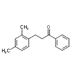 structure of CAS# 898793-51-6, 3-(2,4-Dimethylphenyl)-1-phenyl-1-propanone;3-(2,4-dimethylphenyl)propiophenone