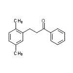 结构式 CAS# 898794-72-4, 3-(2,5-二甲基苯基)-1-苯基-1-丙酮