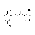 结构式 CAS# 898794-74-6, 3-(2,5-二甲基苯基)-1-(2-甲基苯基)-1-丙酮
