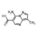 CAS#: 89977-62-8， 7-Amino-3-methylpyrazolo[1,5-a]pyrimidine-6-carboxylic acid