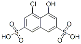 structure of CAS# 90-21-1, 4-Chloro-5-hydroxynaphthalene-2,7-disulphonic acid;4-Chloro-5-Hydroxy-Naphthalene-2,7-Disulfonic Acid;4-Chloro-5-Hydroxynaphthalene-2,7-Disulphonic Acid