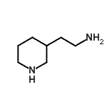 结构式 CAS# 90000-30-9, 2-(3-哌啶基)乙胺