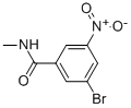 结构式 CAS# 90050-52-5, 3-溴-N-甲基-5-硝基-苯甲酰胺
