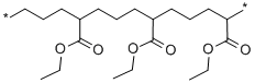 结构式 CAS# 9010-86-0, 2-丙烯酸乙酯与乙烯的共聚物