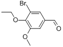 structure of CAS# 90109-65-2, 3-Bromo-4-ethoxy-5-methoxybenzaldehyde;3-Bromo-4-Ethoxy-5-Methoxy-Benzaldehyde;Sbb015921;Zinc00147911
