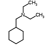 结构式 CAS# 90150-05-3, N-(环己基甲基)-N-乙基乙胺