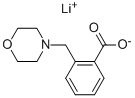 structure of CAS# 904696-60-2, 2-(4-Morpholinylmethyl)-Benzoic Acid Lithium Salt (1:1);Lithium 2-(Morpholin-4-Ylmethyl)Benzoate, Tech;LITHIUM 2-(MORPHOLINOMETHYL)BENZOATE, TECH;LITHIUM 2-(MORPHOLIN-4-YLMETHYL)BENZOATE