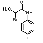 结构式 CAS# 905797-71-9, 2-溴-N-(4-氟苯基)丙酰胺