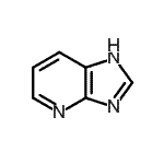 structure of CAS# 90607-21-9, 1H-Imidazo[4,5-b]pyridine;1,3,4-Triaza-1H-indene;1-Deaza-9H-purine;1-Deazapurine