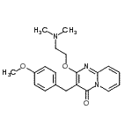 CAS#: 907-65-3， 2-[2-(Dimethylamino)ethoxy]-3-(4-methoxybenzyl)-4H-pyrido[1,2-a]pyrimidin-4-one