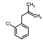 结构式 CAS# 90794-46-0, 1-氯-2-(2-甲基-2-丙烯-1-基)苯