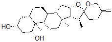 CAS#: 90865-22-8， 5alpha-Spirost-25(27)-ene-1beta,3beta-diol