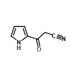 结构式 CAS# 90908-89-7, 3-氧代-3-(1H-吡咯-2-基)丙腈