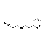 CAS#: 91029-16-2， 3-{[2-(2-Pyridinyl)ethyl]amino}propanenitrile