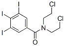 CAS 登录号：91092-19-2， N,N-双(2-氯乙基)-3,4,5-三碘苯甲酰胺
