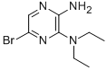 structure of CAS# 912773-09-2, 5-Bromo-N3,N3-Diethyl-2,3-Pyrazinediamine;2-AMINO-5-BROMO-3-(DIETHYLAMINO)PYRAZINE