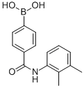 structure of CAS# 913835-36-6, B-[4-[[(2,3-Dimethylphenyl)Amino]Carbonyl]Phenyl]-Boronic Acid;4-[(2,3-Dimethylphenyl)Carbamoyl]Benzeneboronic Acid 98%;4-[(2,3-Dimethylphenyl)Carbamoyl]Benzeneboronic Acid;4-(2,3-DIMETHYLPHENYLCARBAMOYL)PHENYLBORONIC ACID