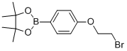 structure of CAS# 913836-27-8, 4-(2-Bromoethoxy)phenylboronic acid, pinacol ester;2-[4-(2-Bromoethoxy)Phenyl]-4,4,5,5-Tetramethyl-1,3,2-Dioxaborolane;4-(2-Bromoethoxy)Benzeneboronic Acid, Pinacol Ester 98%;4-(2-Bromoethoxy)Benzeneboronic Acid, Pinacol Ester