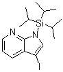structure of CAS# 913983-25-2, 3-Iodo-1-(triisopropylsilyl)-1H-pyrrolo[2,3-b]pyridine;3-Iodo-1-triisopropylsilanyl-1H-pyrrolo[2,3-b]pyridine;3-Iodo-1-triisopropylsilanyl-1H-pyrrolo-[2,3-b]pyridine;3-Iodo-1-<wbr>triisopro<wbr>pylsilany<wbr>l-1H-pyrr<wbr>olo[2,3-b<wbr>]pyridine<wbr>; 3-Iodo-<wbr>1-triisop<wbr>ropylsila<wbr>nyl-1H-py<wbr>rrolo[2,3<wbr>-b]pyridi<wbr>ne