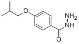 结构式 CAS# 91430-26-1, 4-(2-甲基丙氧基)苯甲酰肼