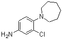结构式 CAS# 915921-17-4, 4-(1-氮杂环庚基)-3-氯苯胺