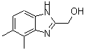 结构式 CAS# 915921-59-4, (4,5-二甲基-1H-苯并咪唑-2-基)甲醇
