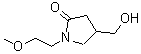 structure of CAS# 915922-31-5, 4-(Hydroxymethyl)-1-(2-methoxyethyl)-2-pyrrolidinone;4-(hydroxymethyl)-1-(2-methoxyethyl)pyrrolidin-2-one;MFCD08059983